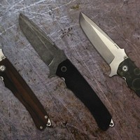 photo outdoor folding knife - g10 black blade black logo 3